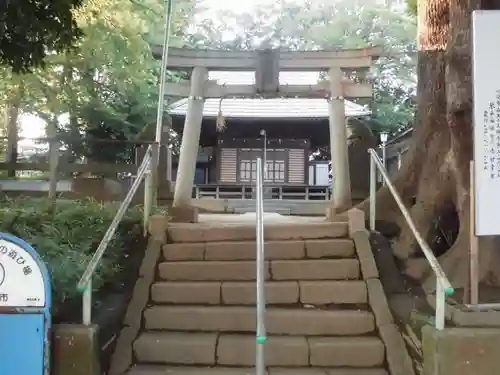 青砥杉山神社の鳥居