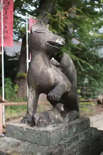 安積國造神社の狛犬