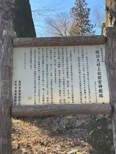 諏訪大社上社前宮(長野県)