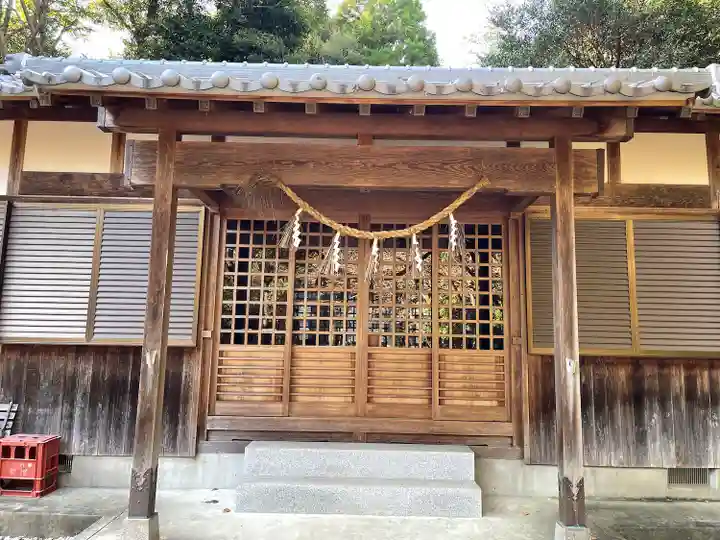 岸田神社の本殿・本堂