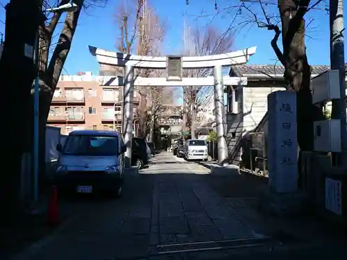 穏田神社の鳥居