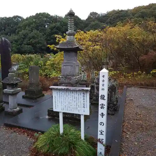 明鏡山龍雲寺の塔