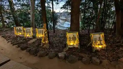 検見川神社の芸術