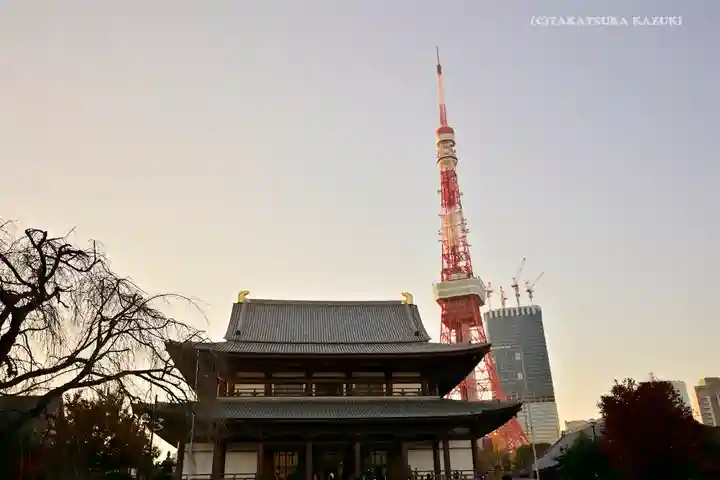 増上寺の景色