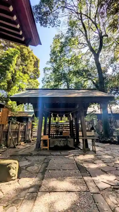 駒木諏訪神社の手水舎