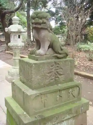 峯ヶ岡八幡神社の狛犬