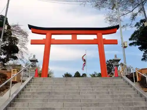 湯倉神社の鳥居