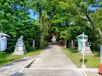 永山神社の庭園