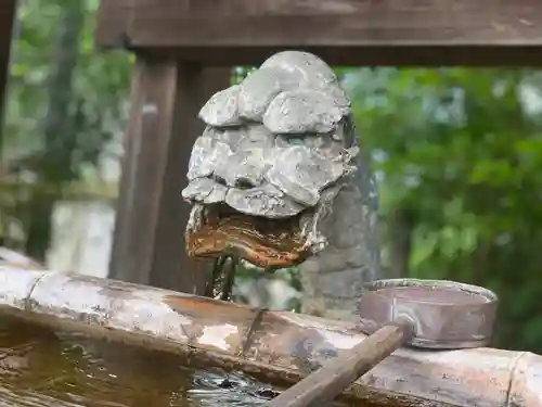 元城町東照宮の手水