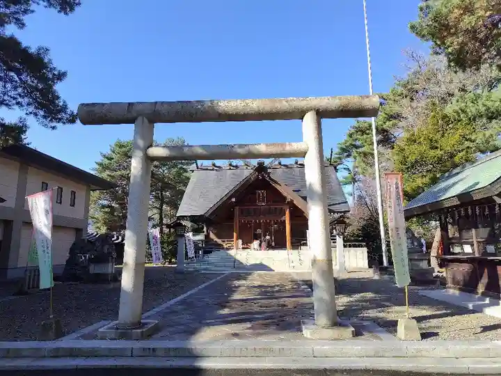 富良野神社の鳥居