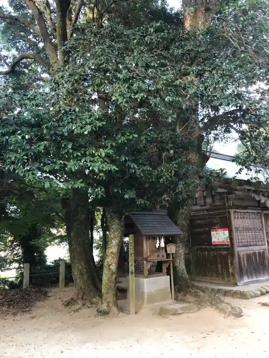玉作湯神社の自然