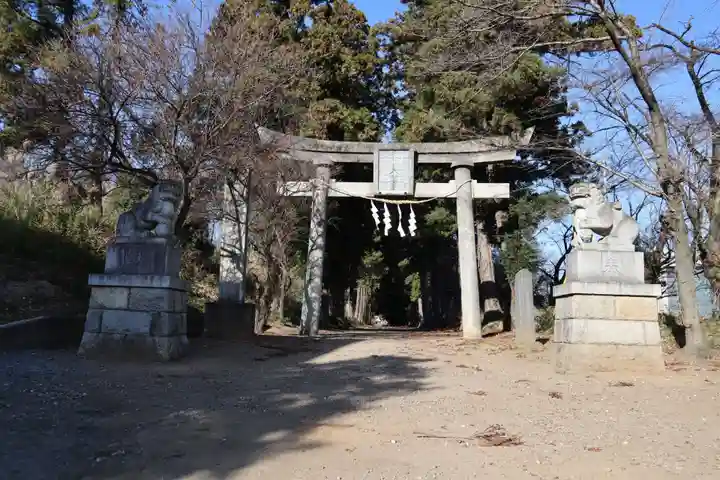 千代ケ岡八幡宮の鳥居