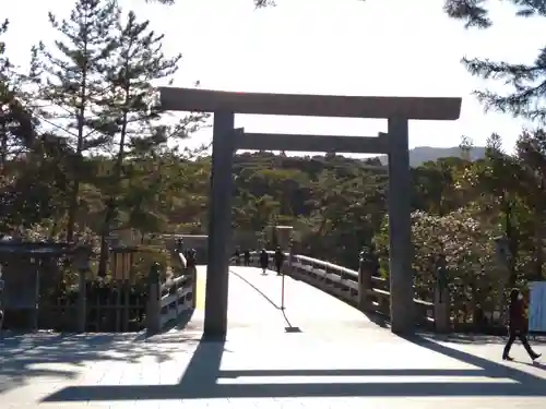 伊勢神宮内宮（皇大神宮）の鳥居