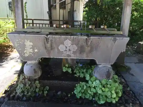 諏訪大社下社春宮の手水舎