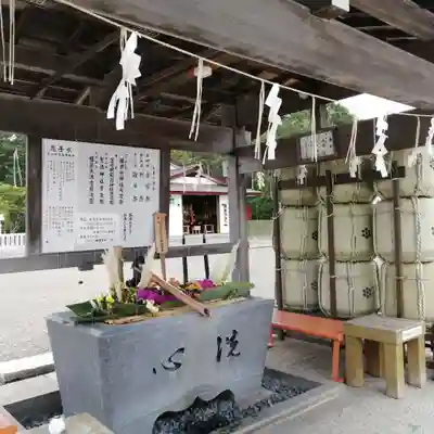 樽前山神社の手水舎