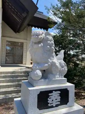 南豪神社の狛犬