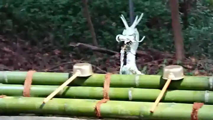 息栖神社の手水舎