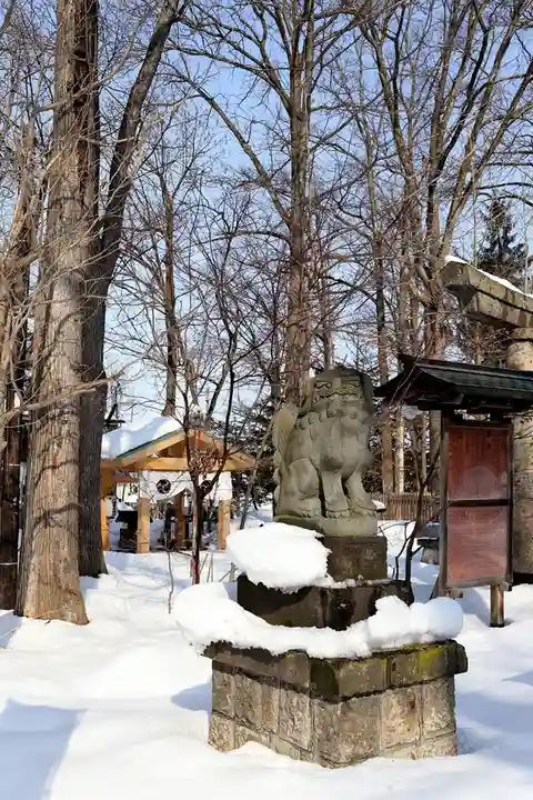 旭川神社の狛犬
