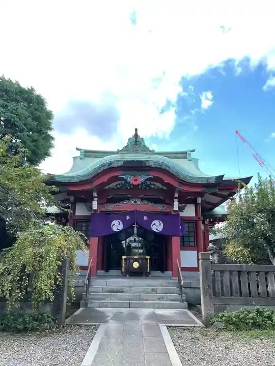 筑土八幡神社の本殿・本堂