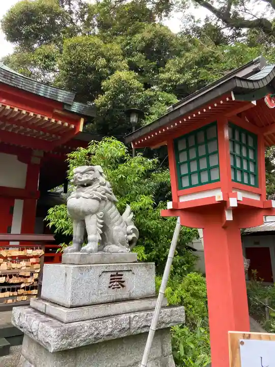自由が丘熊野神社の狛犬
