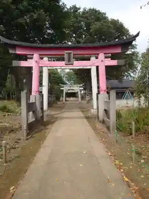 上町氷川神社の鳥居