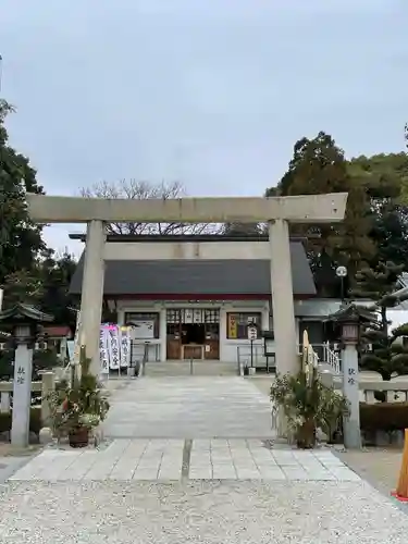 猪子石神明社の鳥居