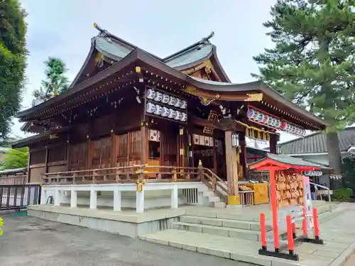 中野沼袋氷川神社の本殿・本堂