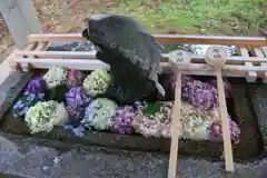 神炊館神社 ⁂奥州須賀川総鎮守⁂の手水