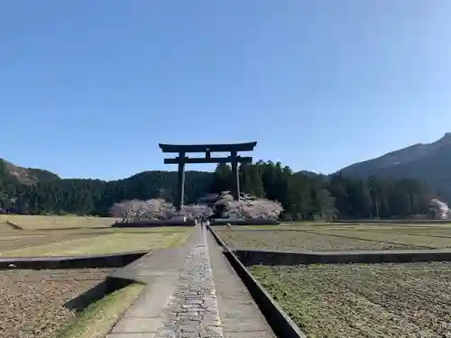 大斎原（熊野本宮大社旧社地）の鳥居