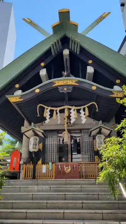 築土神社の本殿・本堂