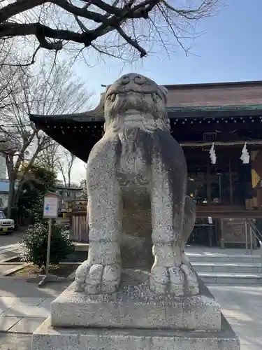 鎧神社の狛犬