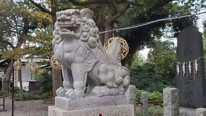 菊田神社の狛犬