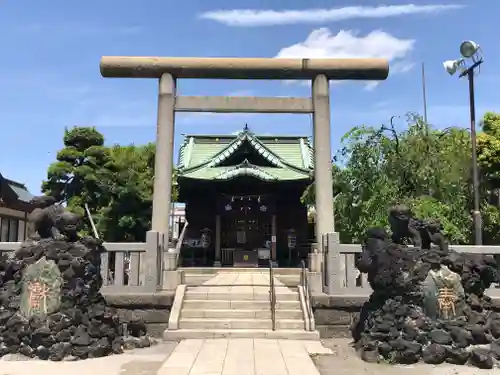 胡録神社の鳥居