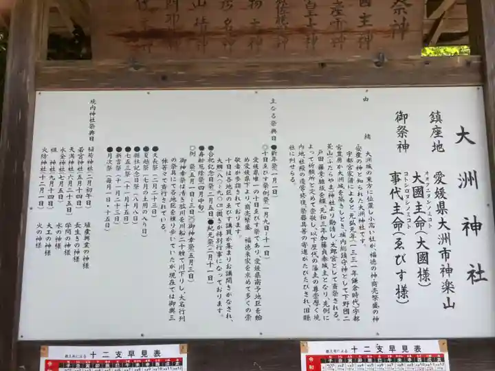 大洲神社の歴史