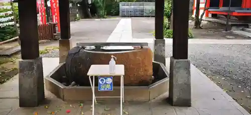 麻布氷川神社の手水舎