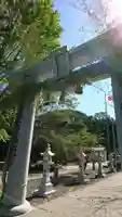 大島子諏訪神社の鳥居