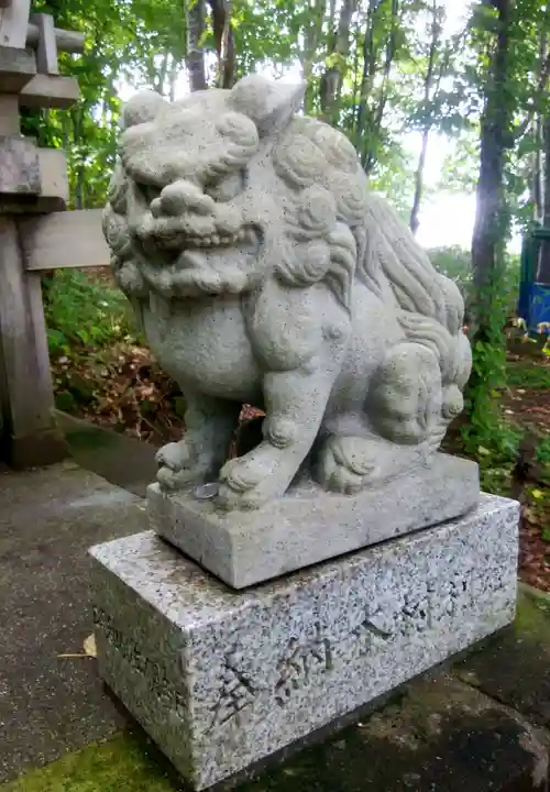 小樽天狗山神社の狛犬