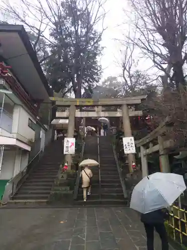王子稲荷神社の鳥居