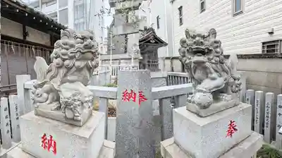 荻窪白山神社の狛犬