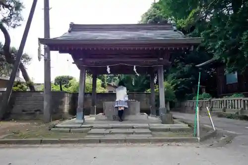 野木神社の手水舎