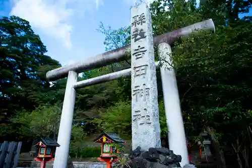 常陸第三宮　吉田神社の鳥居