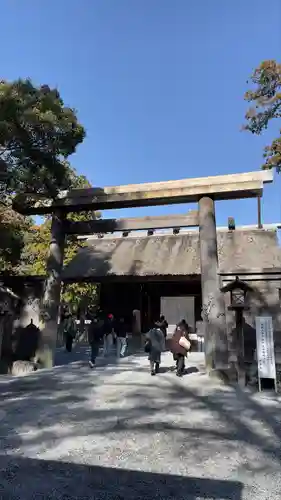 伊勢神宮外宮（豊受大神宮）の鳥居