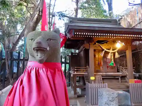 太子堂八幡神社の狛犬