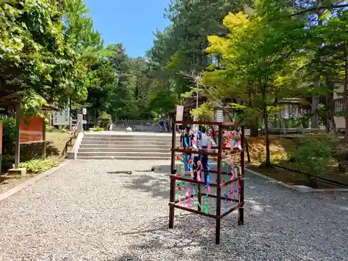 上川神社の庭園