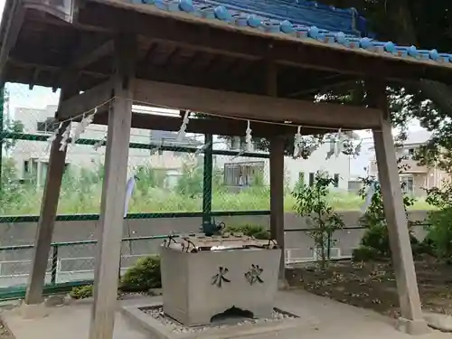 神明神社の手水