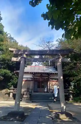 上田端八幡神社の鳥居