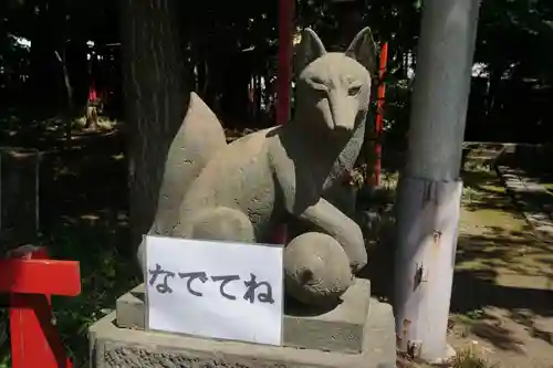 四本木稲荷神社の狛犬