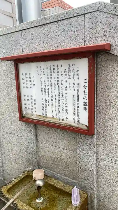 瘡守稲荷神社/宮地嶽神社の{uncategorized: "未分類", other: "その他", undefined: "問題あり", building: "その他建物", grave: "お墓", sacred_gate: "鳥居", guardian: "狛犬", statue: "像", buddha: "仏像", history: "歴史", nature: "自然", garden: "庭園", animal: "動物", pagoda: "塔", temizu: "手水舎", mountain_gate: "山門・神門", sanctuary: "本殿・本堂", subordinate: "末社・摂社", art: "芸術", scenery: "景色", jizo: "地蔵", ema: "絵馬", goshuin: "御朱印", omikuji: "おみくじ", items: "授与品その他", amulet: "お守り", goshuincho: "御朱印帳", eats: "食事", festival: "お祭り", votive_dance: "神楽", shichigosan: "七五三参", wedding: "結婚式", experience: "体験その他", initially: "初詣", around: "周辺", anti_infection: "感染症対策"}