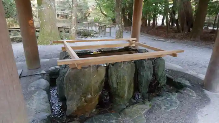 伊勢神宮内宮(皇大神宮)の手水舎