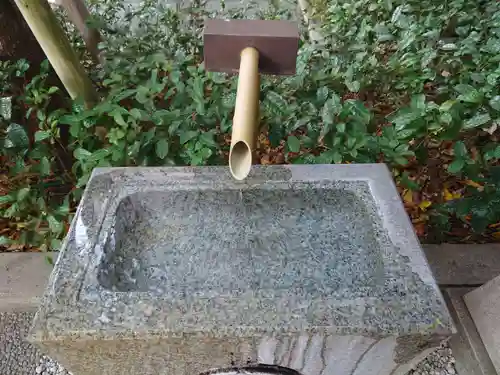 茶ノ木神社の手水